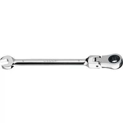 Комбинированный гаечный ключ трещоточный шарнирный ЗУБР 27101-08 (8мм)
