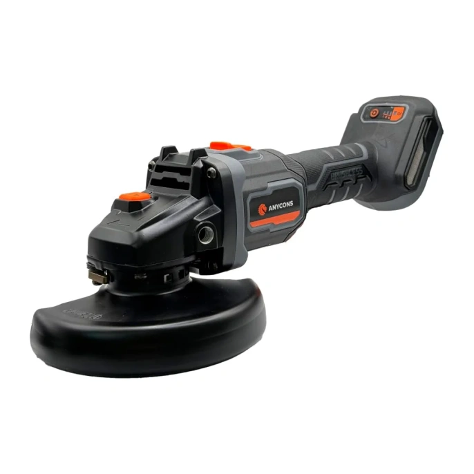 Бесщеточная УШМ Anycons AC-AG125, 125мм, 10000 об/мин, 21В, 2 акб AC-AG1252