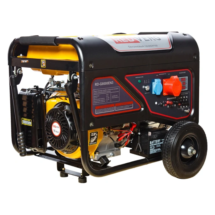 Бензиновый генератор REDVERG RD-G8000EN3 5025411