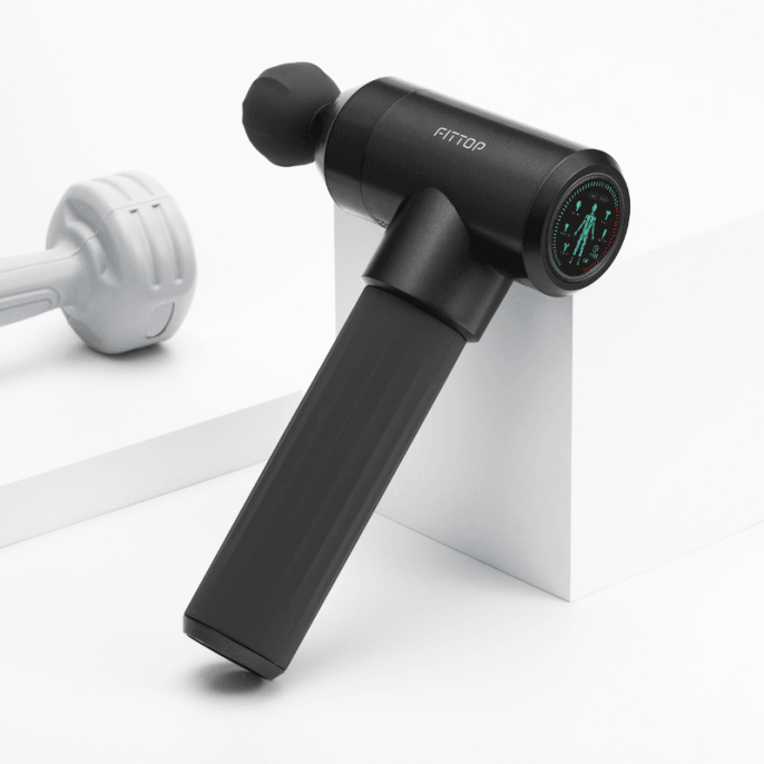 Массажер перкуссионный FITTOP SuperHit Pro,  серый