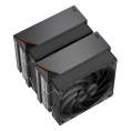 Кулер для процессора CPU Cooler PCCooler RZ620 260W, 4-pin PWM, 157.5mm, Al/Cu, 6x6mm, 2x120mm, 86.73CFM, 32dBA, 2000RPM, S: 1851/1700/1200/115X, AM5/AM4, silver, black