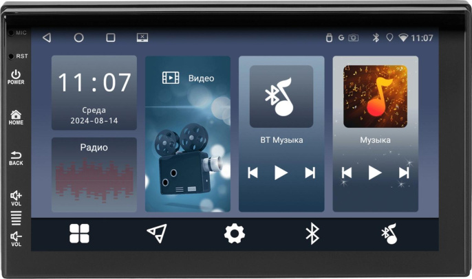 Автомагнитола Incar NBA-7401 2DIN 3x70Вт v5.0 USB 2.0 AUX 4Mb Android 11 7" 3 INCAR NBA-7401