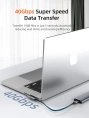 Адаптер CABLETIME CP85G (CT-OTG43-AG) USB4 Type-C OTG U-образный 40 Гбит/с
