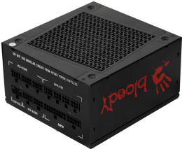 Блок питания BLOODY BD-PS1000G,  1000Вт,  80 PLUS GOLD,  140мм, черный, retail [bd-ps1000g-m]