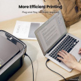 Кабель для принтера UGREEN US135 20847 USB 2.0 Am to USB-Bm Print Cable. Длина: 2 м. Цвет: черный