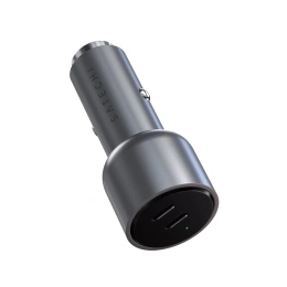 Автомобильное зарядное устройство Satechi 40W Dual USB-C Car Charger. Цвет: Серый космос ST-U2C40CCM