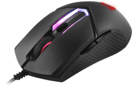 Мышь проводная MSI Clutch GM30, игровая, оптическая, USB, 6200dpi, черный [s12-0401850-d22]