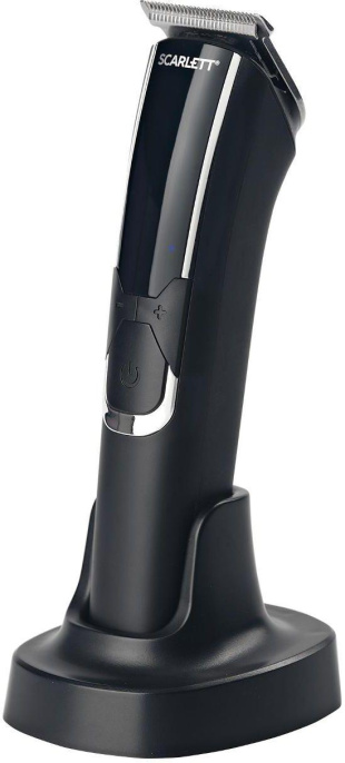 Машинка для стрижки Scarlett SC-HC63C73 черный 5Вт насадок в компл:4шт