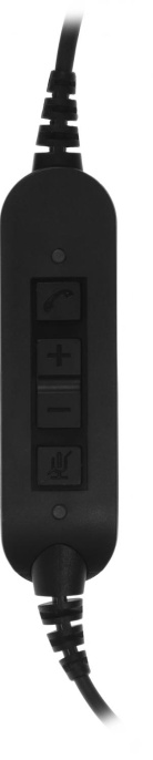 Наушники с микрофоном VT VT6200-D черный/серебристый 2.1м накладные USB оголовье VT6200-D