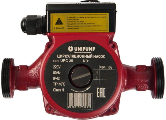 Насос центробежный Unipump UPС 25-60 130 100Вт 3780л/час 16546