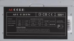 Блок питания Accord ACC-P300W,  300Вт,  80мм, серый