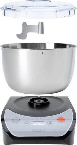 Тестомесильная машина RAGEX R2001, 5 л., 550 Вт, цвет: 000 (черная)