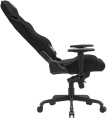 Кресло Cactus CS-CHR-MC04-BBK, ткань, до 150кг, регулируемые 2D подлокотники,  черный
