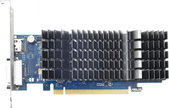 Видеокарта ASUS NVIDIA  GeForce GT 1030 GT1030-SL-2G-BRK 2ГБ GDDR5, Low Profile,  Ret
