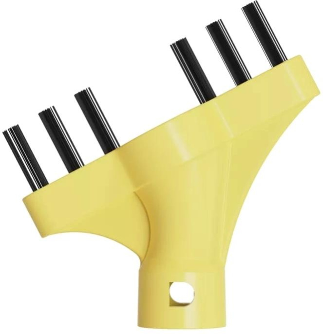 Пароочиститель ручной Polaris PSC 1702C черный/желтый