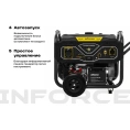Бензиновый генератор 8 кВт; эл.стартер; ATS, колёса и ручки Inforce GL 8000 04-03-16