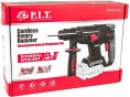 Перфоратор P.I.T. PBH20H-22A бесщеточный двигатель, питание: аккумулятор, Li-Ion, 20В, патрон SDS-Plus, 2.0Дж, 2 режима, 0-1150 об/мин, диаметр сверления: 22мм бетон , 24 мм дерево , 13 мм металл