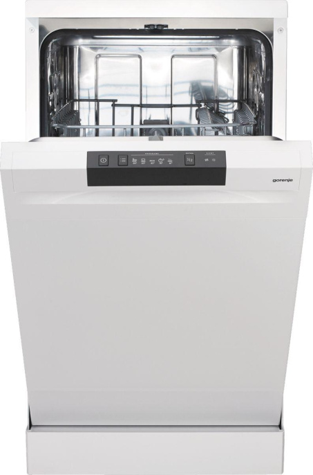 Посудомоечная машина Gorenje GS520E15W,  узкая, напольная, 44.8см, загрузка 9 комплектов, белая