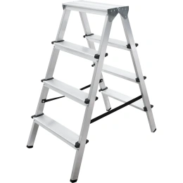 Двухсторонняя стремянка Новая Высота 2х4 ступени 1120204