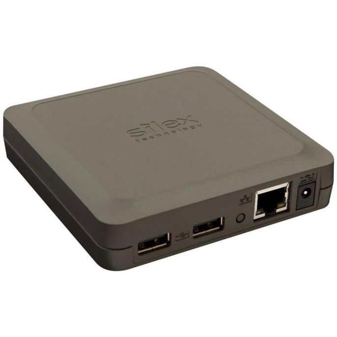 Сервер USB-устройств SILEX DS-510 2xUSB2.0/LAN:1000Base-T E1293, EAN 4944406005138