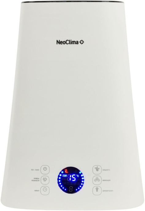 Увлажнитель воздуха ультразвуковой Neoclima NHL-500-VS, 5л, белый/черный