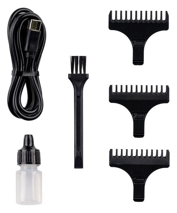 Машинка для стрижки Galaxy Line GL 4164 серебристый насадок в компл:3шт