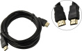 Кабель HDMI ExeGate EX-CC-HDMI2-1.5 19M/19M, v2.0, 1,5м, 4K UHD, Ethernet, позолоченные контакты EX294697RUS