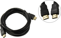 Кабель HDMI ExeGate EX-CC-HDMI2-1.5 19M/19M, v2.0, 1,5м, 4K UHD, Ethernet, позолоченные контакты EX294697RUS
