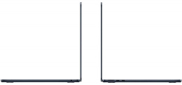 Ноутбук Apple MacBook Air A2681, 13.6", IPS, Apple M2 8 core 3.5ГГц, 8-ядерный, 16ГБ 256ГБ SSD,  macOS,  полночный [mc7x4hn/a]