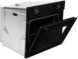 Духовой шкаф электрический DOMFY DM6642EO BG,  68л,  стекло черное