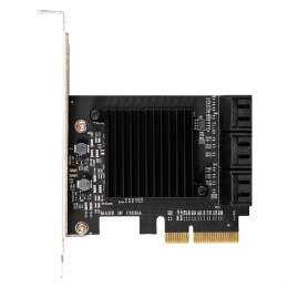 Контроллер ExeGate EXE-516 PCI-E x4 v3.0, SATA3 6Gb/s, 6 int, ASMedia Chipset ASM1166 EX296207RUS