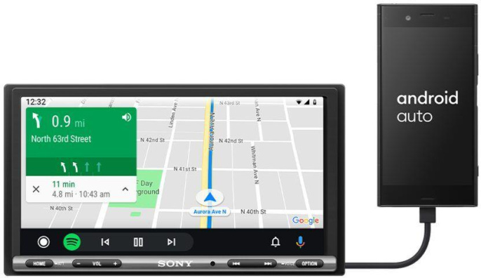 Автомагнитола Sony XAV-AX3250