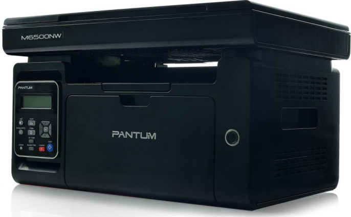 МФУ Pantum M6500, МФУ, лазерный, черно-белый, формат A4 (210x297 мм), скорость ч/б печати 22 стр/мин, разрешение 1200 dpi.  кабель USB, стартовый картридж на 700 стр.