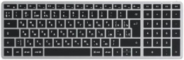 Клавиатура беспроводная Satechi Slim X2 Bluetooth Keyboard - русская раскладка. Цвет: серый космос (ST-BTSX2M-RU)