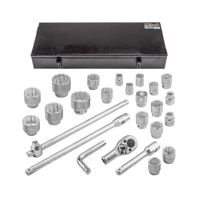Набор инструментов Rockforce 3/4 ", 1" 26 пр.(12/6гр.) в кейсе RF-68263-9(56227)