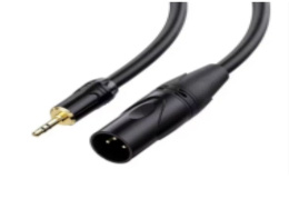 Кабель CABLETIME CF42P (CT-3MXF-ZB5) 5 м, 3,5 мм — XLR, черный
