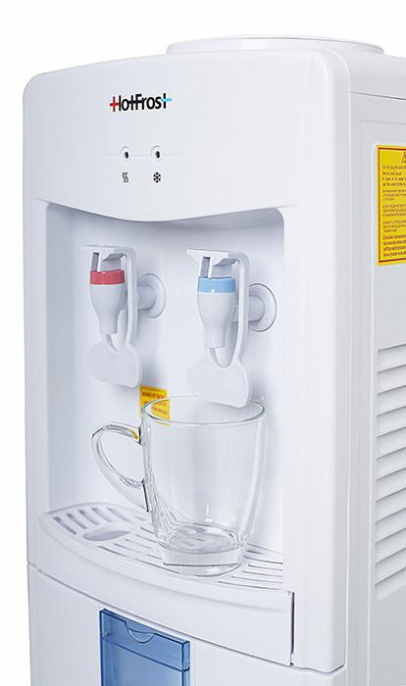 Кулер HOTFROST V118E, напольный, электронный, «push» - кран, белый [120211802]