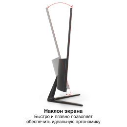 Монитор 23.8" 100 Гц ExeGate ProSmart EH2400T (VA LED Grade A+, FHD, 1920x1080@100Гц, 16:9, 250cd/m2, 3000:1, 178°/178°, 5ms, D-Sub, HDMI, Flicker-free, кабель HDMI 1.5м, VESA, регулировка наклона (tilt), черный) EX300432RUS