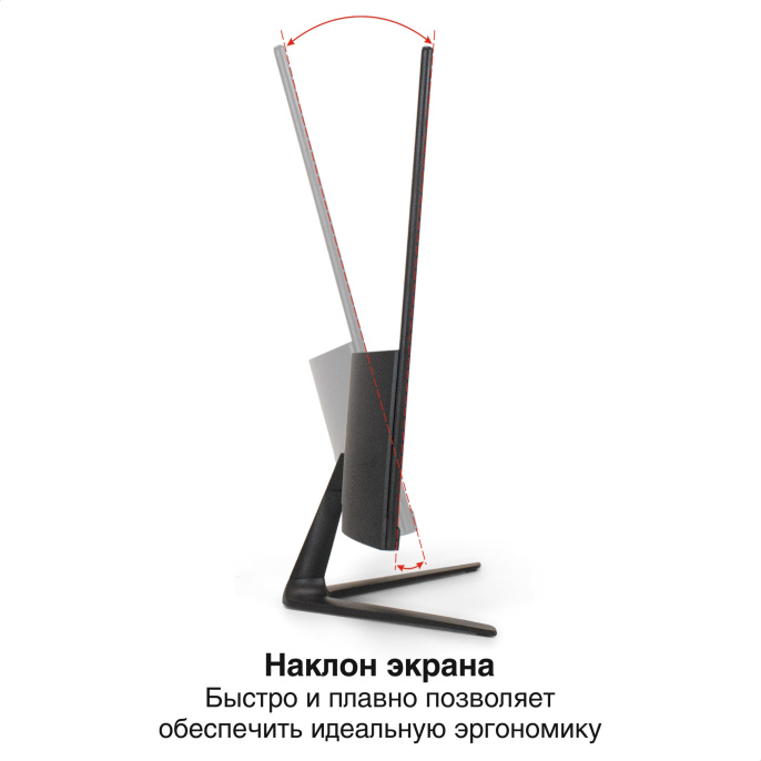 Монитор 23.8" 100 Гц ExeGate ProSmart EH2400T (VA LED Grade A+, FHD, 1920x1080@100Гц, 16:9, 250cd/m2, 3000:1, 178°/178°, 5ms, D-Sub, HDMI, Flicker-free, кабель HDMI 1.5м, VESA, регулировка наклона (tilt), черный) EX300432RUS