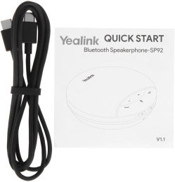 Спикерфон Yealink черный SP92 USB-C/A