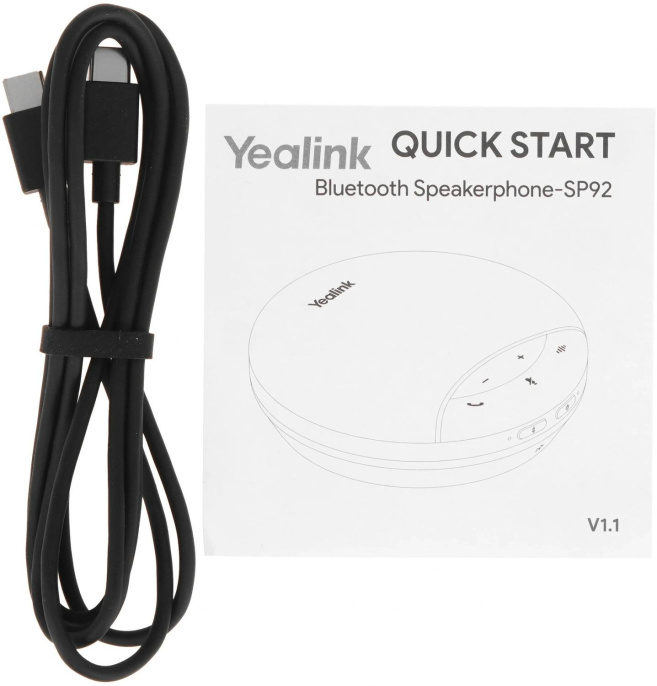 Спикерфон Yealink черный SP92