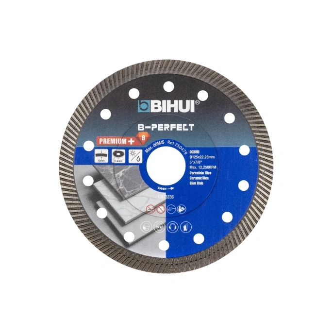 Алмазный диск SUPER THIN TURBO, 125х1,4мм BIHUI DCBN5