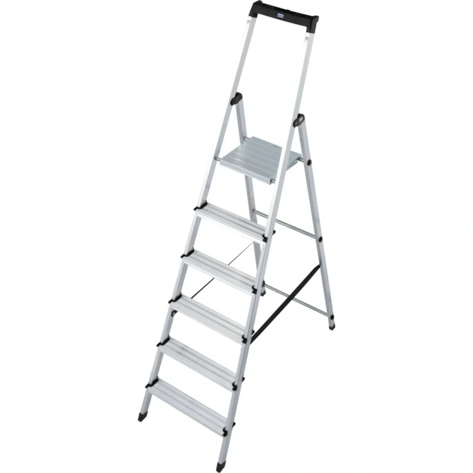 Свободностоящая стремянка с шестью ступенями Krause MONTO SOLIDY 126245