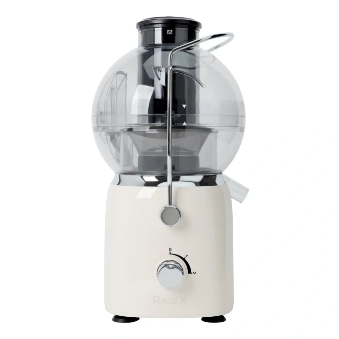Электрическая соковыжималка RAGEX R1901-112, 2 скорости, 1.2 литра, 1400 Вт, парное молоко