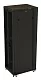 Hyperline TTB-4781-DD-RAL9004 Шкаф напольный 19-дюймовый, 47U, 2277x 800х 1000 мм (ВхШхГ), передняя и задняя распашные перфорированные двери (75%), ручка с замком, крыша нового типа, цвет черный