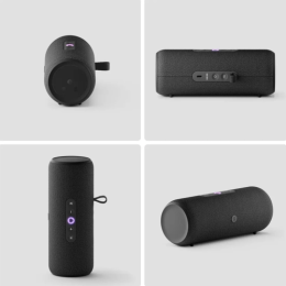 Умная колонка ЯНДЕКС Стрит 30Вт, с Алисой, черный [yndx-00030blk]