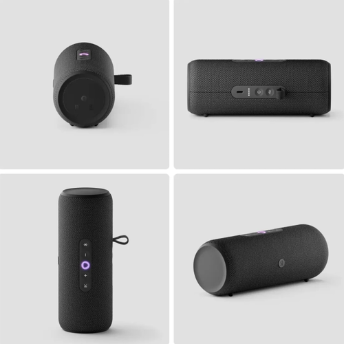 Умная колонка ЯНДЕКС Стрит 30Вт, с Алисой, черный [yndx-00030blk]