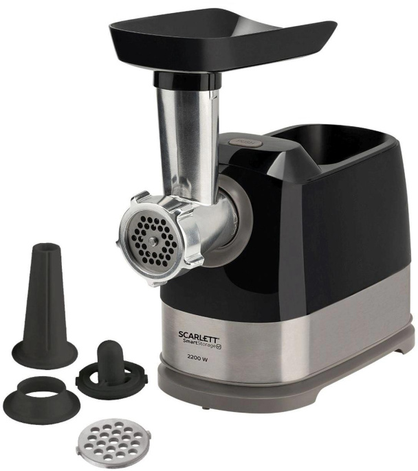 Мясорубка Scarlett SC-MG45S66,  черный/ серебристый