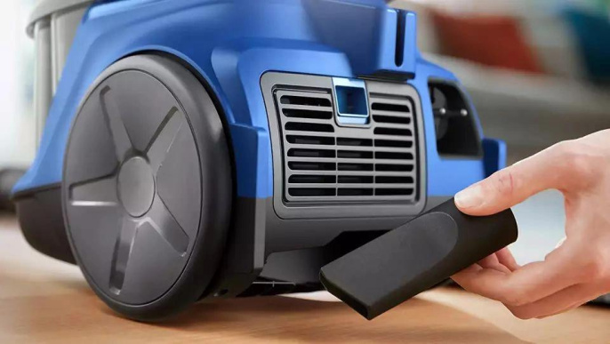 Пылесос Philips 2000 Series XB2022/01, 1800Вт, синий/черный