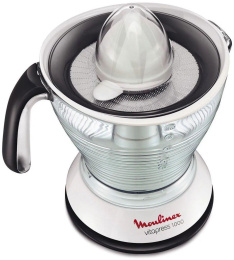 Соковыжималка цитрусовая Moulinex Vitapress PC302B10 25Вт рез.сок.:1000мл. белый/черный